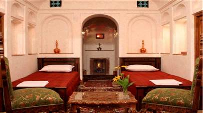 اتاق دو تخته هتل باغ مرشد یزد اتاق دو تخته هتل باغ مرشد یزد